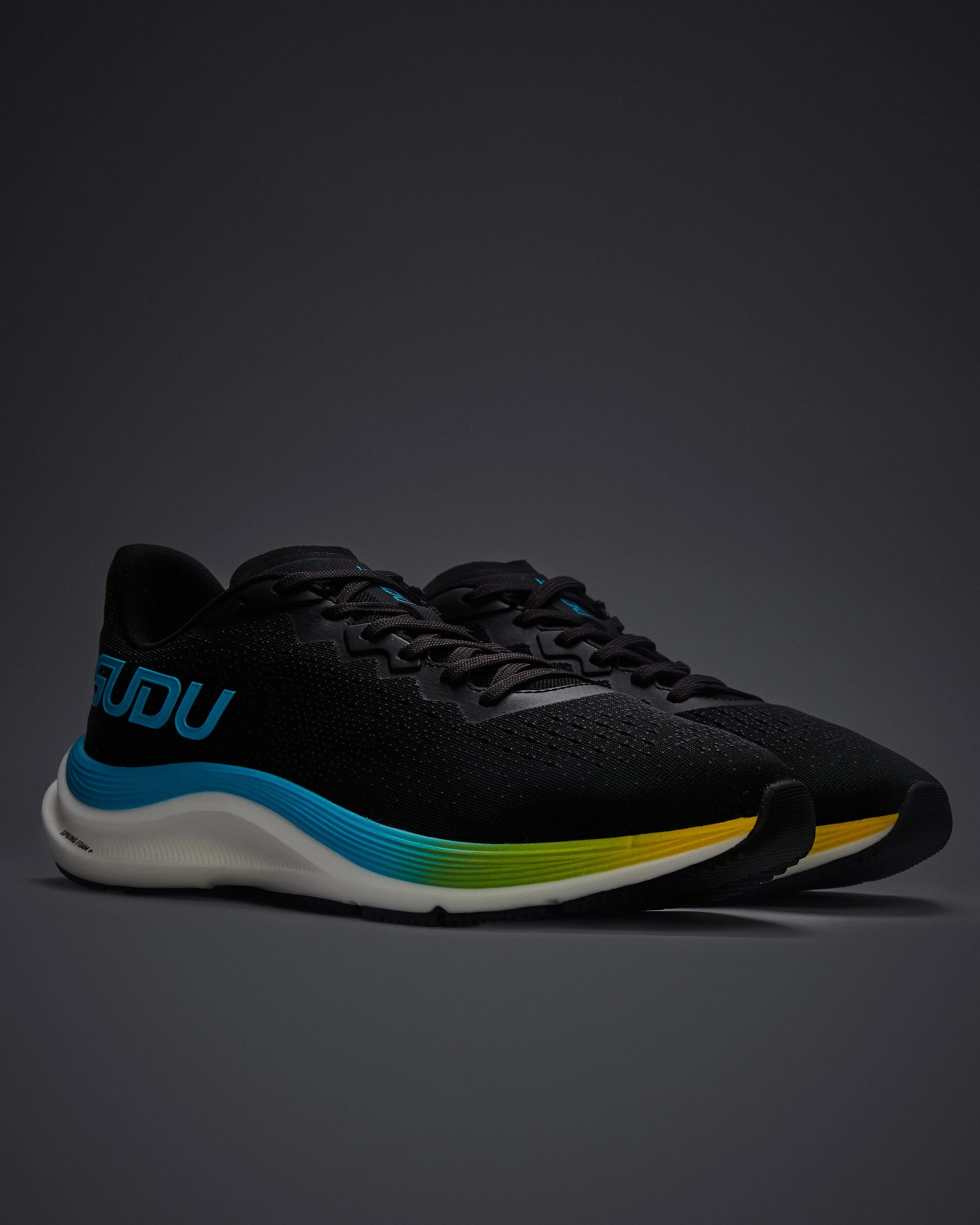 SRM 01 Running Shoes - Black/Light Blue