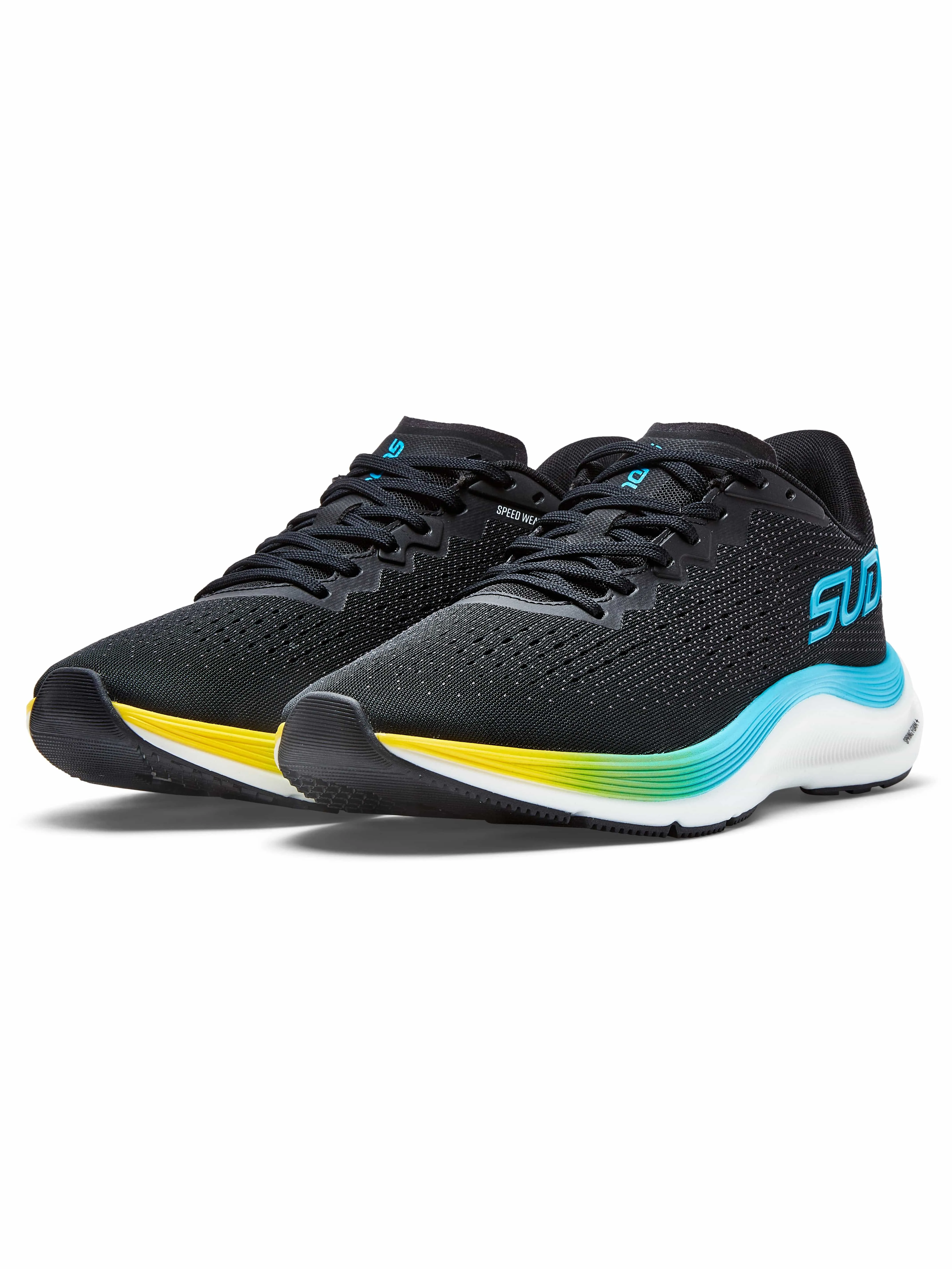 SRM 01 Running Shoes - Black/Light Blue