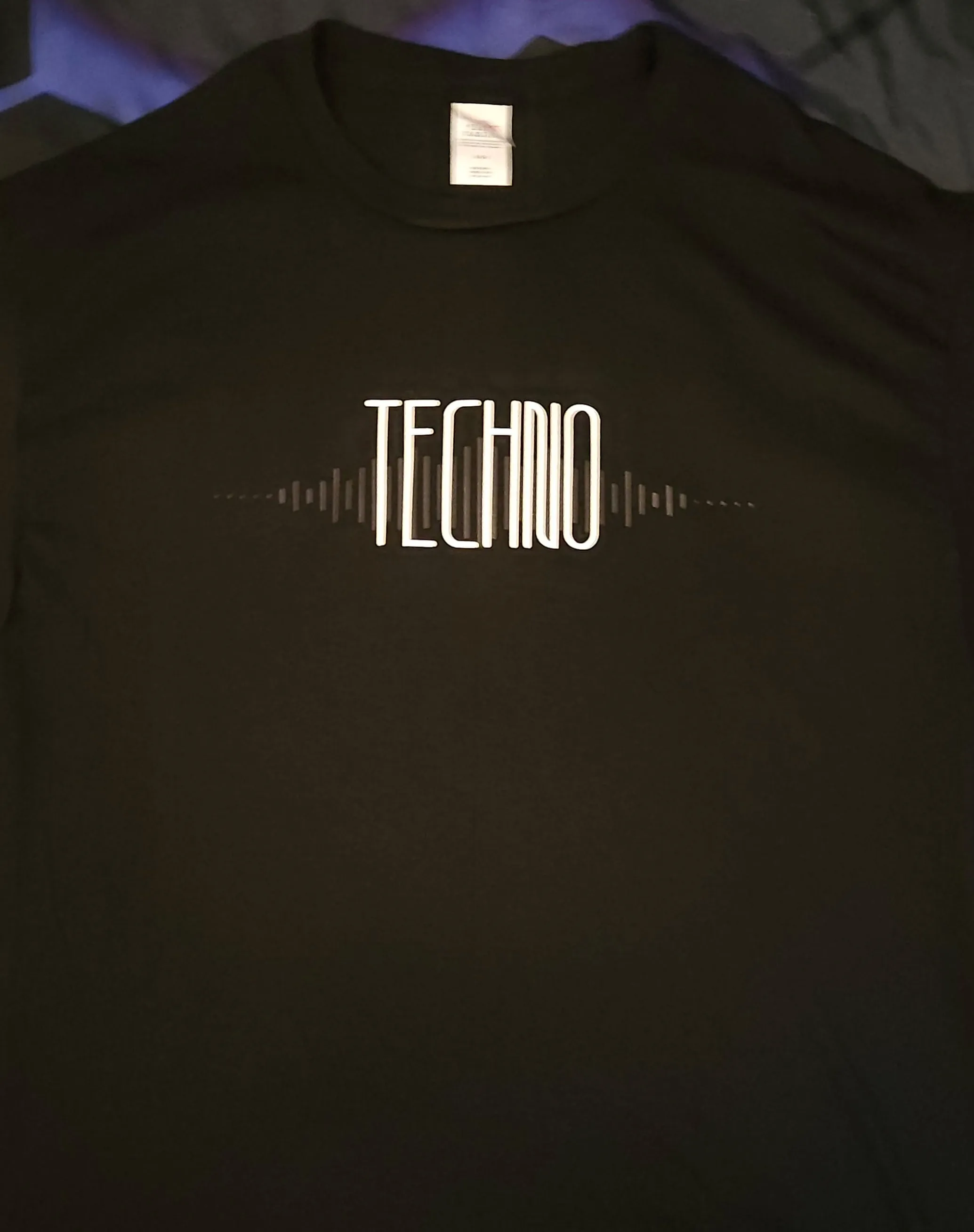 Techno Soundwave Reflective T Shirt