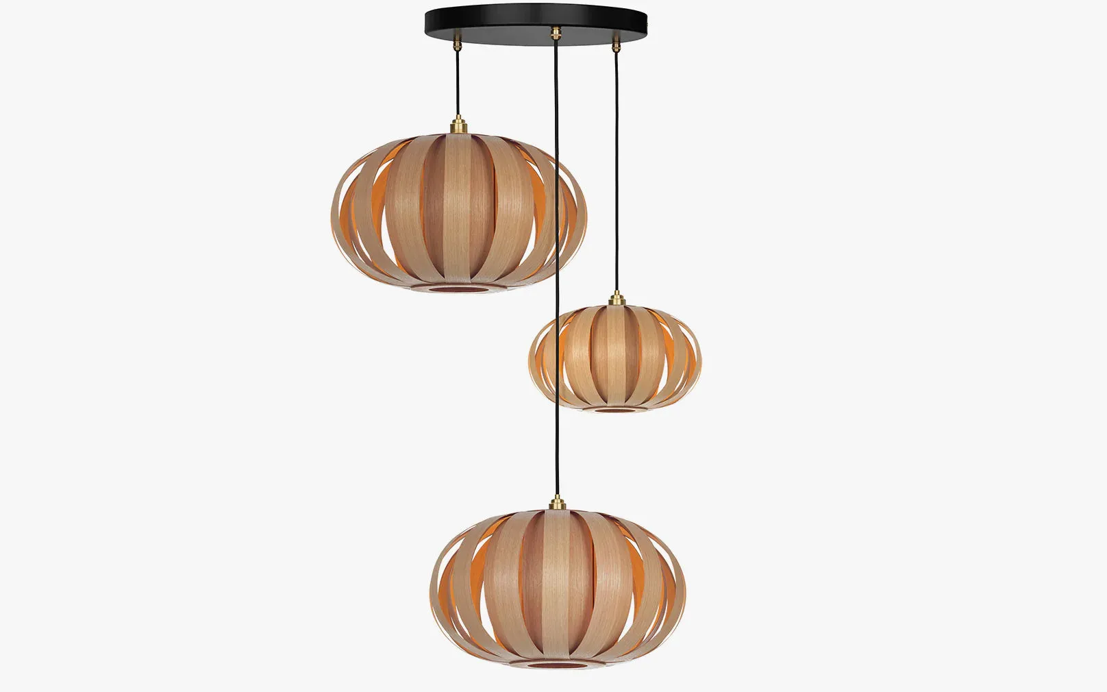 Urchin Pendant Range - Trio Cluster