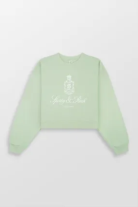 Vendome Cropped Crewneck Sweatshirt