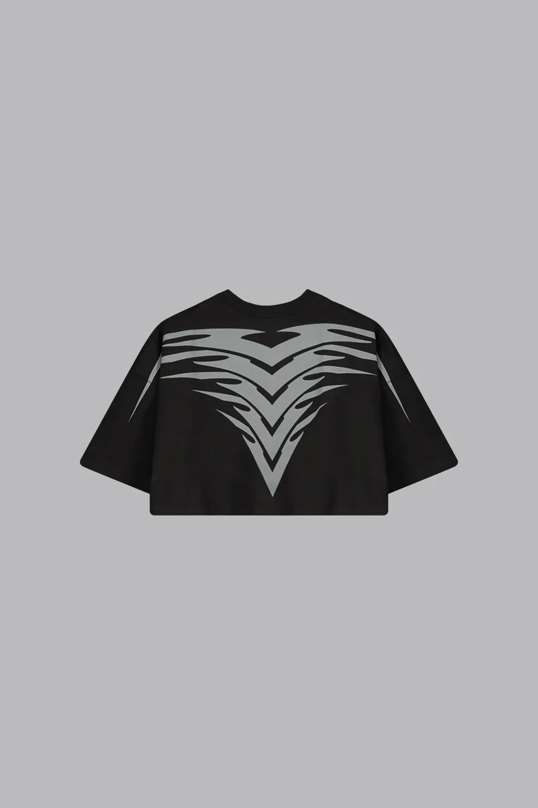 V_LYFE370 GRAPHIC BOXY T-SHIRT - Black