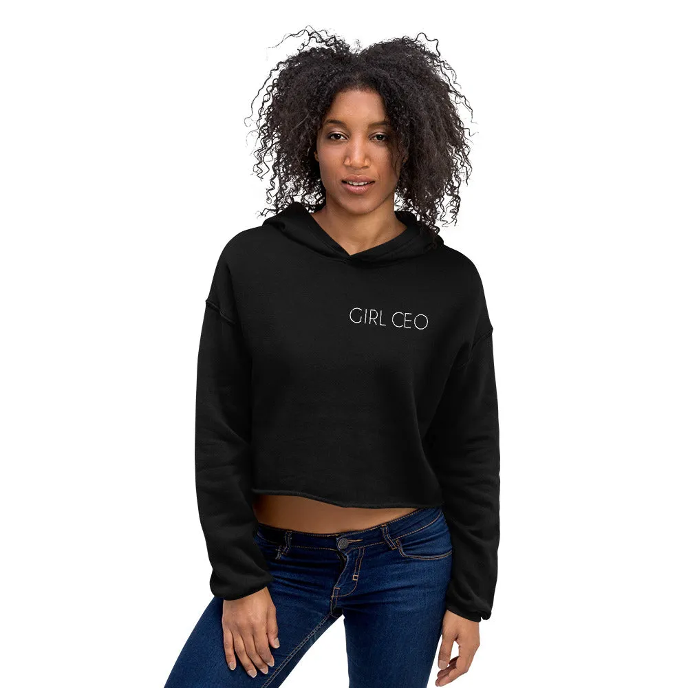 Women's Girl CEO Cropped Hoodie