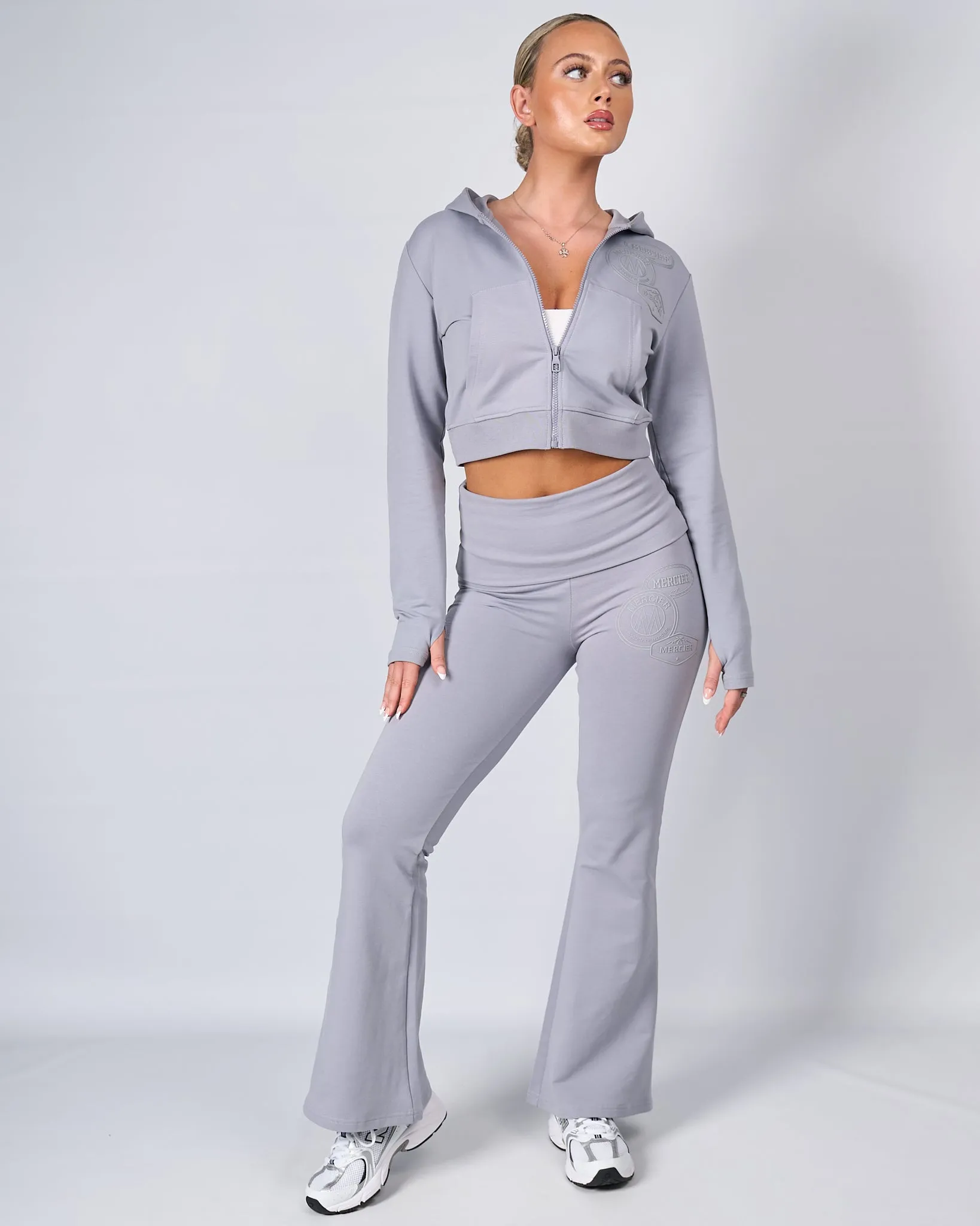 Womens Grey OG Yoga Zip Up